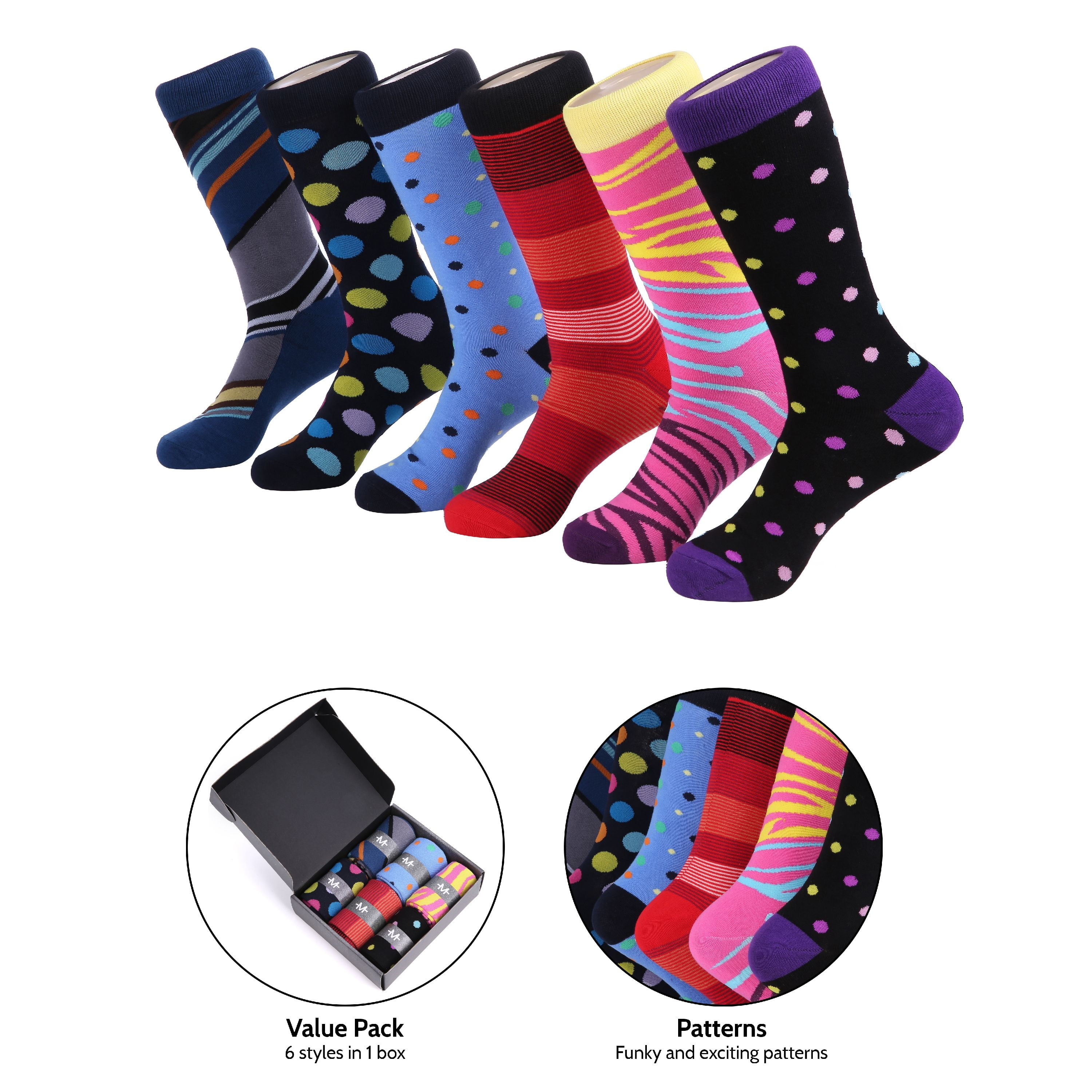 funky men’s dress socks